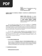 Recurso de Reconsideración Contra La Resolución Jefatural #049-2019