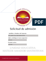 Solicitud Admisión UEPMAS