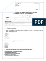 PRUEBA ECONOMIA Y HACIENDA Historia Octavobasico1