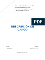 DescripciÃ N de Cargo