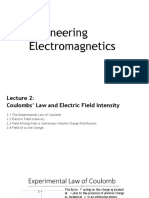 Lecture 2 - Coulomb's Law and Electric Field Intensity