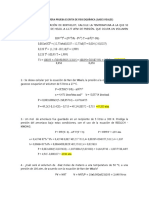 Solucionario de La Primera Prueba Escrita de Fisicoquímica