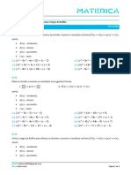 Ficha 1 Divisão Polinómios e Ruffini 10