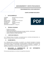 Informe Psicologico