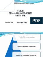 Cours Évaluation Des Actions