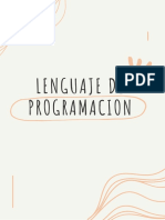 Lenguajes de Programacion