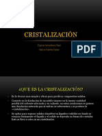 Exposición Cristalización