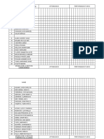 Attendance Sheet