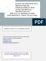 Anemia and Its Types Presentation