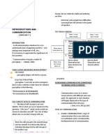 SPEECH COMMUNICATION Notes