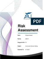 Risk Assessement Assignment