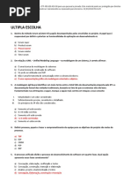 Compilado de Provas de Engenharia de Software 1 - UNIP EAD Passei Direto