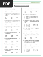 Ejercicios de Configuración Electronica