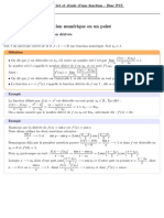 0.1 D Eriv Ee D'une Fonction Num Erique en Un Point