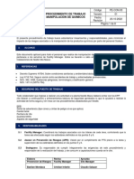 Procedimiento de Manipulación de Quimicos