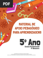 Material de Apoio Pedagógico para Aprendizagens 5º Ano