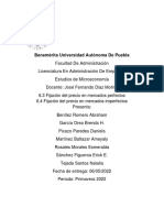 6.3 Fijación Del Precio en Mercados 6.4 Fijación Del Precio en Mercados Imperfectos Equipo 1