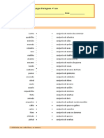 Ficha de Gramática 4º Ano