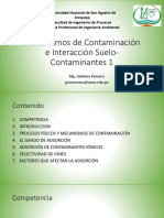 17 Mecanismos de Contaminación e Interacción Suelo-Contaminantes