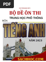 Bộ ôn thi THPTQG môn tiếng anh 2023