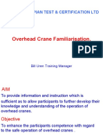 Overhead Crane Familiarisation