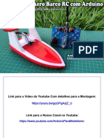 Planta e Esquemas Projeto AeroBarco RC - Canal