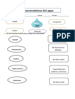 Guía Caracteristicas Del Agua 2° Basico