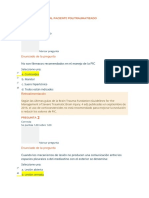 Examen Fuden Cuidados Al Paciente Politraumatizado