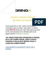 Passo A Passo de Zero Ao Milhão