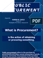 Powerpoint Presentation On Public Procurement