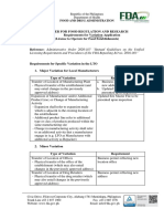 Requirements For Variation Application License To Operate For Food Establishments