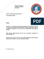 TAREA 3 Caracteristicas Ideologicas Del Derecho Del Trabajo