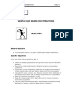 Unit 3 (SAMPLE AND SAMPLE DISTRIBUTIONS)