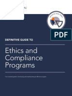 Definitive Guide To Ethics and Compliance Programs US