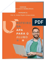 Roteiro Aula Prática para Aluno - Cinesiologia e Biomecânica