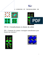 TP S4 - Cristallochimie Et Chimie Du Solide