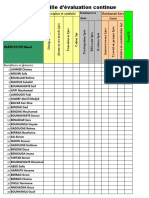 Grille D'evaluation