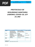 Protocolo de Seguridad Laboral Covid-19