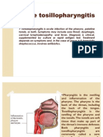 Acute Tosillopharyngitis