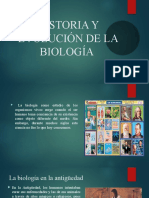 Historia y Evolución de La Biología