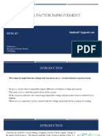 Powerfactor Improvement