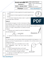 Controle 1 - 4 S1 PC 1bac FR