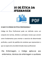 Código de Ética Da Enfermagem