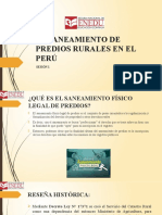 Sesion 1 - El Saneamiento de Predios Rurales en El Perú Ok