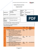 Assignment Brief Marketing Management Simulation MARK5086 22-23