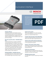 Bosch MTS 6516 VCI Technical Data Brochure