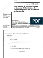 NBR 12118 - MB 3459 - Blocos Vazados de Concreto Simples para Alvenaria - Determinacao Da Absorca