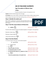 DME 2 Design of Worm Gear