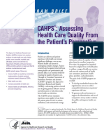 CAHPS Patient Survey Program Brief