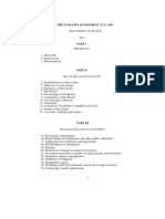 Tanzania Investment Act